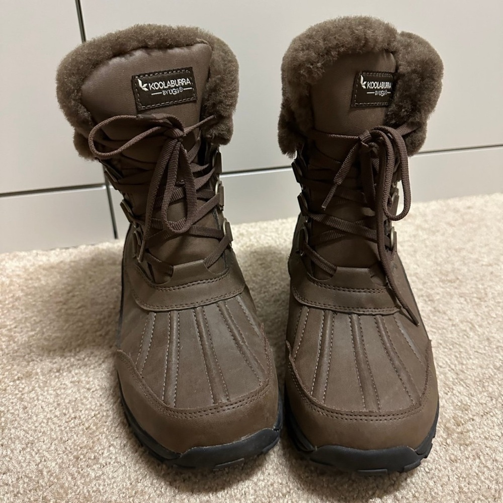 Koolaburra by Ugg Neda Dark Earth Brown Adirondack Boots